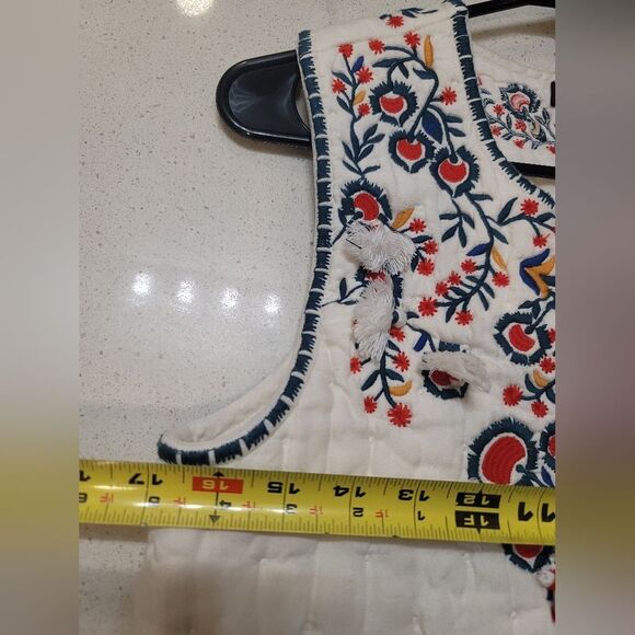 Antik Batik Free People Helene Quilted Vest Small New NWoT - Picture 7 of 8